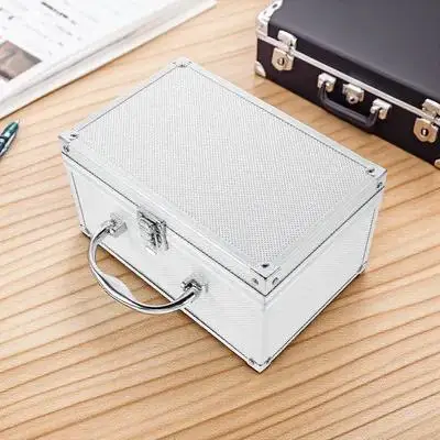 

Aluminum Alloy Toolbox Portable Compact Storage Box For Diy Repair Organization Small Tool Chest Portable Tool Storage