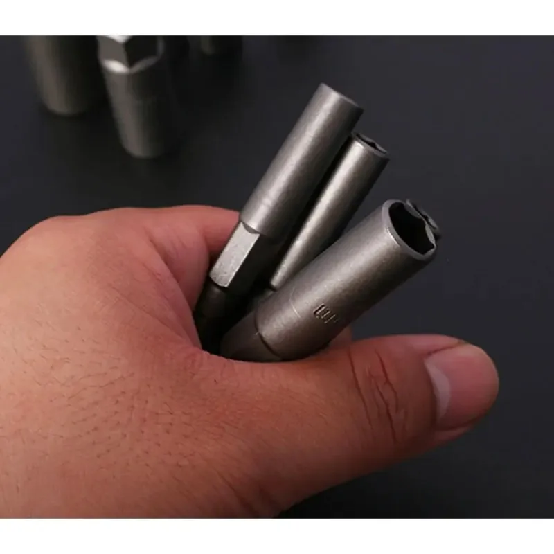 

6-19mm Magnetic Power Nut Driver Set for Impact Drill Quick Change Chuck Socket Wrench Nut Setters 1/4" Hex Shank for Electric