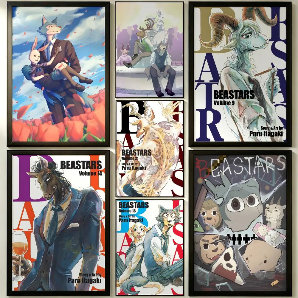 anime Beastars Poster HD Poster Sophisticated Modern Aesthetic Wall Art For Living Room Bedroom Office Cafe Decor