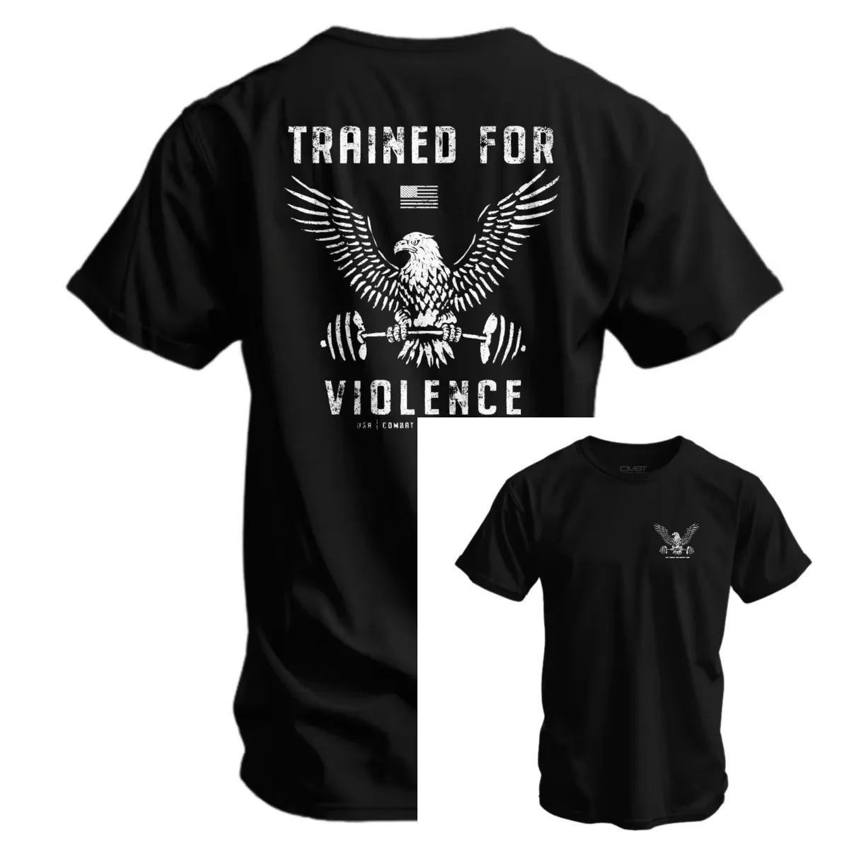 2026 new Vintage Eagle Barbell Gym Graphic T Shirt Men Fitness Workout Print Short Sleeve Unisex Cotton Tee