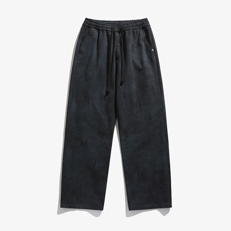 Casual Pants Men's Outdoor Travel Trousers Elastic Drawstring