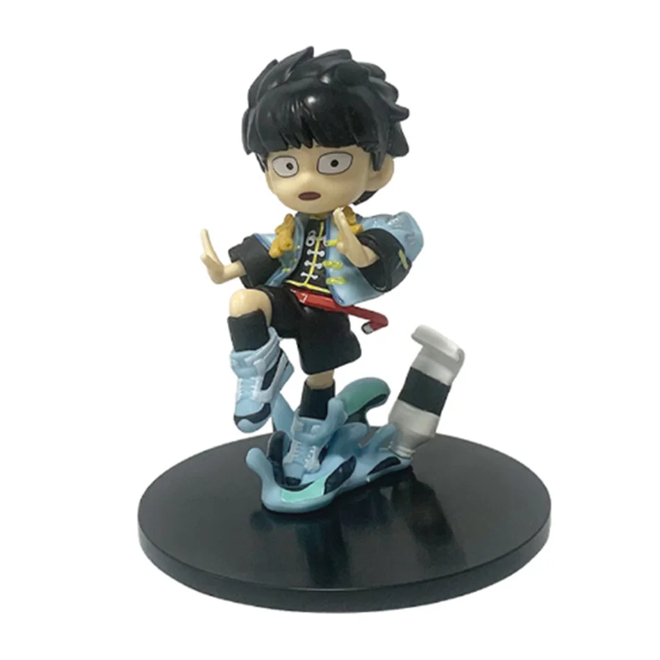 11cm Japanese Mr. ONE Created youth comics Mob Psycho 100、Reigen Arataka Maofu Yingshan PVC Toy Children's Birthday Gift