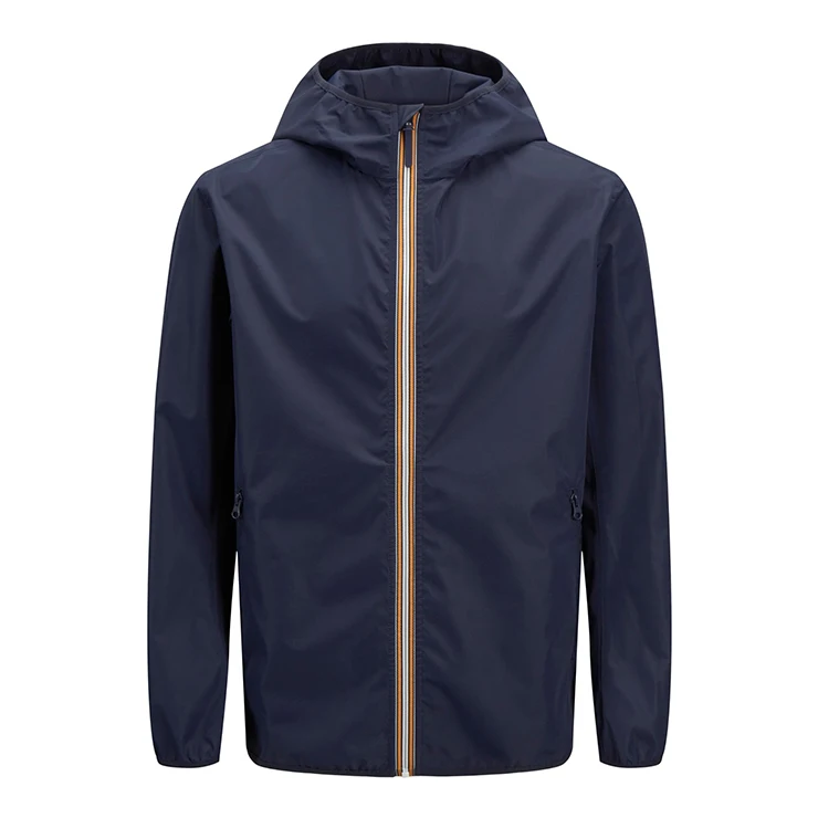 

Spring Summer Sports Coat Men's Windproof Mountaineering Suit Sprinkler Proof Warm Running Cropped Hoodie Zipper Jacket