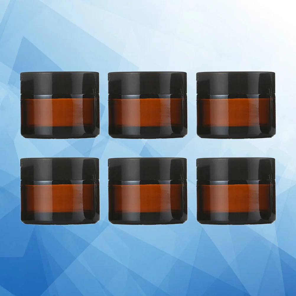 

6Pcs Makeup Bottles Set Durable Empty Cream Containers Portable Travel Storage Holder Leak Proof for Home Outdoor Use