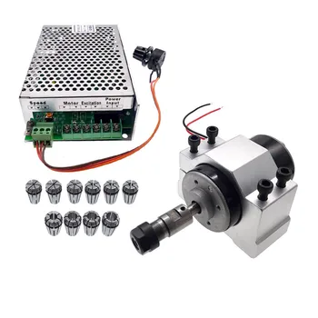 200W 48V Dc spindle set 0~60VDC adjustable speed regulator power supply both 110VAC & 220VAC for engraving machine