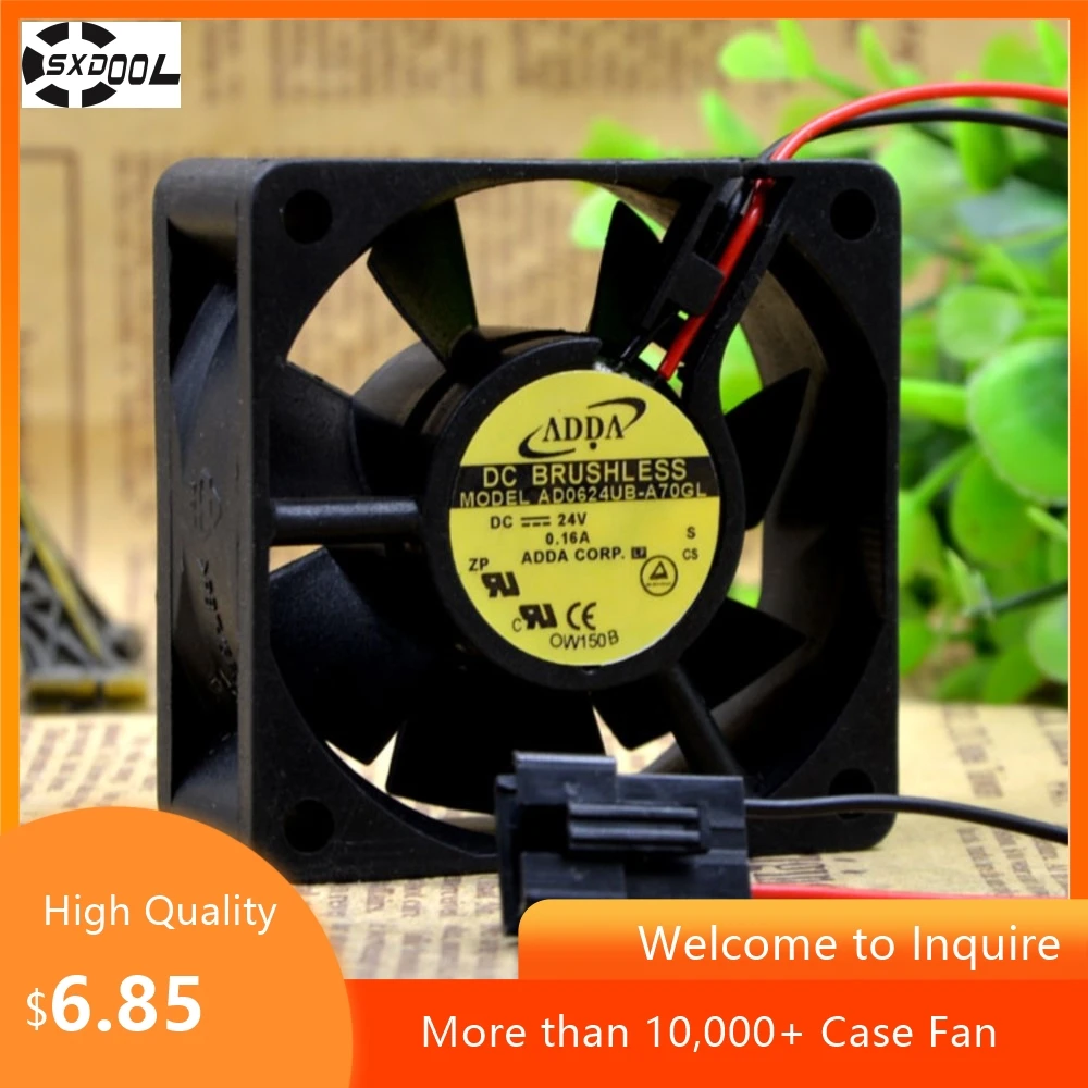 60mm AddaXiexi AD0624UB-A70GL 24V 0.16a 6cm 6025 Automatic Inverter Fan