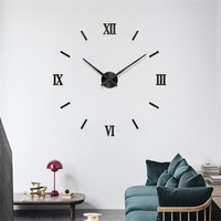 Large 3D Wall Clock Luminous Classic Wall Clocks DIY Digital Clock Wall Watches Stickers Silent Clock for Home Living Room Table