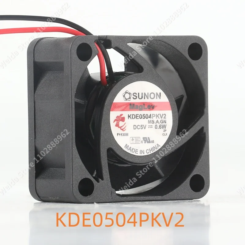 

New original Sunon 12V 24V 48V DC 5V 0.6W magnetic suspension silent 4020 40X40X20MM 4CM KDE0504PKV2 cooling fan