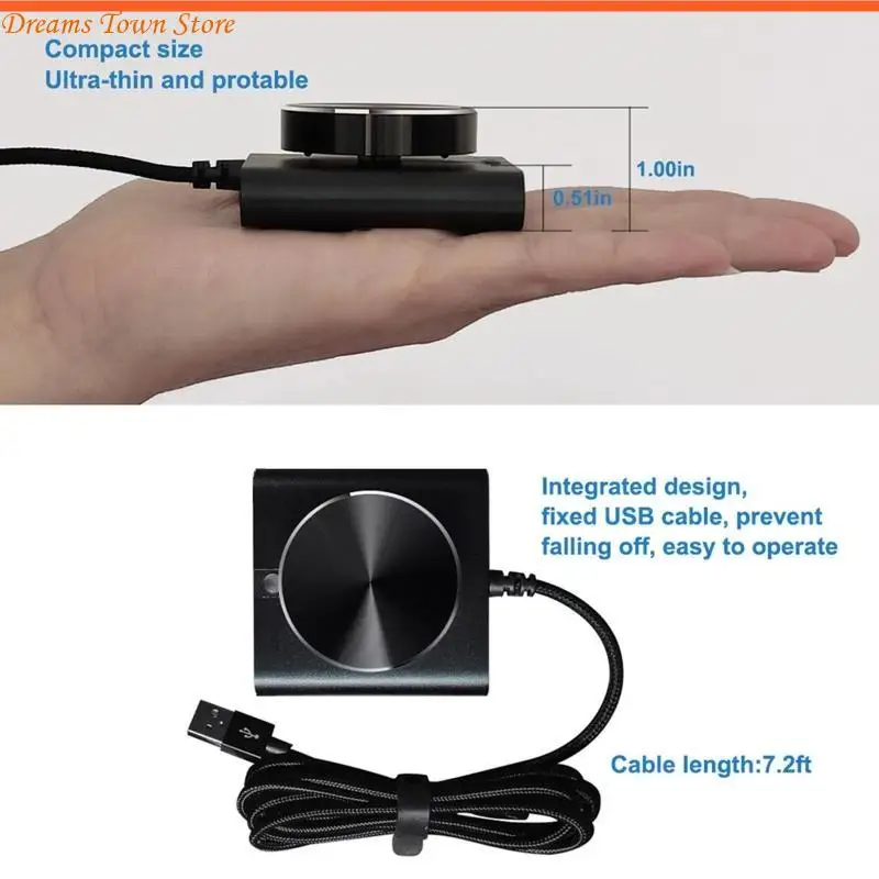 التحكم في مستوى مستوى HX6A USB ، جهاز كمبيوتر مكبر صوت الصوت وحدة التحكم عن بُعد وحدة التحكم عن بُعد