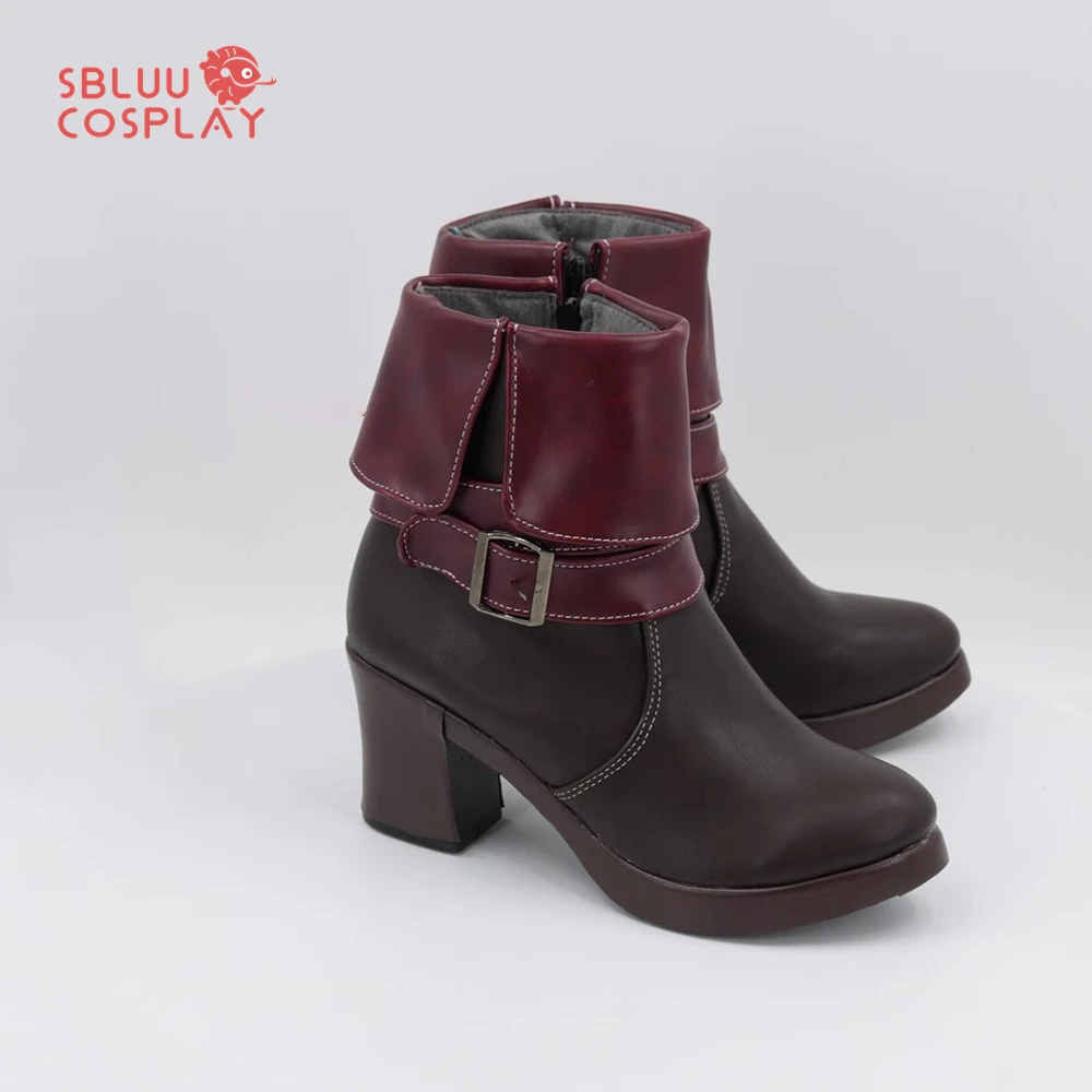 أحذية SBluuCosplay Hunt Merigold Triss التأثيرية أحذية مصنوعة حسب الطلب ملحقات حفلات الهالوين كرنفال للساحرة