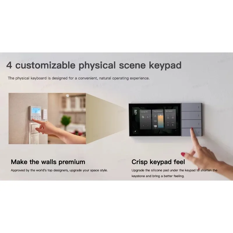 Nature 7 PRO Smart Home Automation System OLED Touch Screen Android Operation US/EU Wi-Fi Connectivity Smart Home Kits Systems