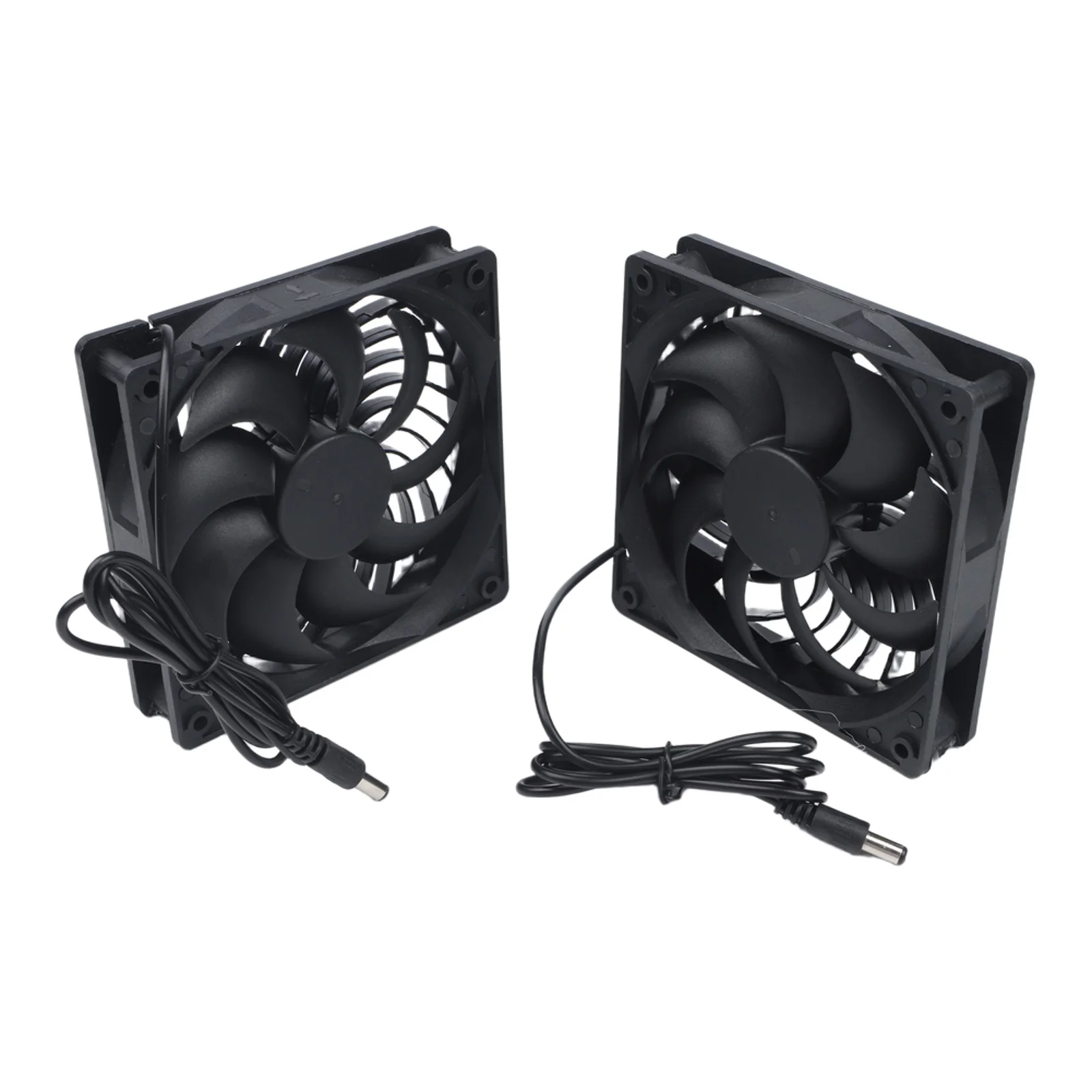 Dual 12V Exhaust Fans with 8W Solar Panel for Efficient For Ventilation Cooling in Pet Houses and Outdoor Sheds