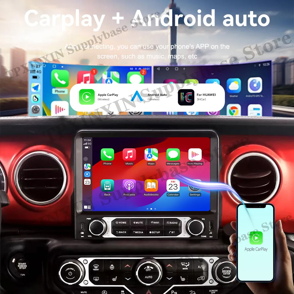 Aftermarket Digital Dashboard For Jeep Wrangler Gladiator 2018~2022 LCD Dashboard Multifunction Car Interior Refit Accessories