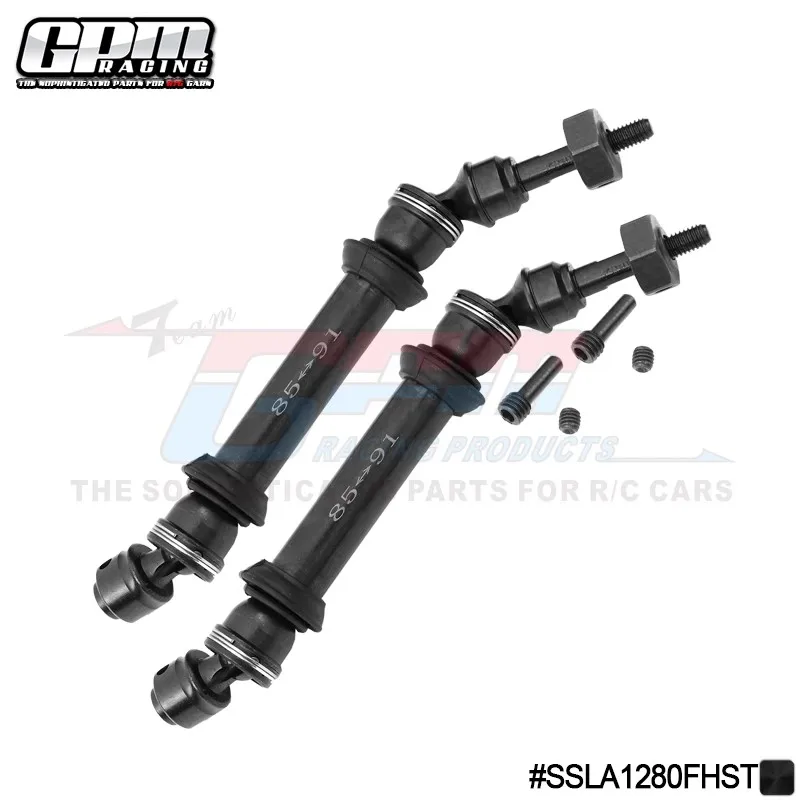 GPM Steel+Aluminium Front / RearCVD Drive Shaft With Wheel Hex For TRAXXAS 1/10 Slash RC Parts