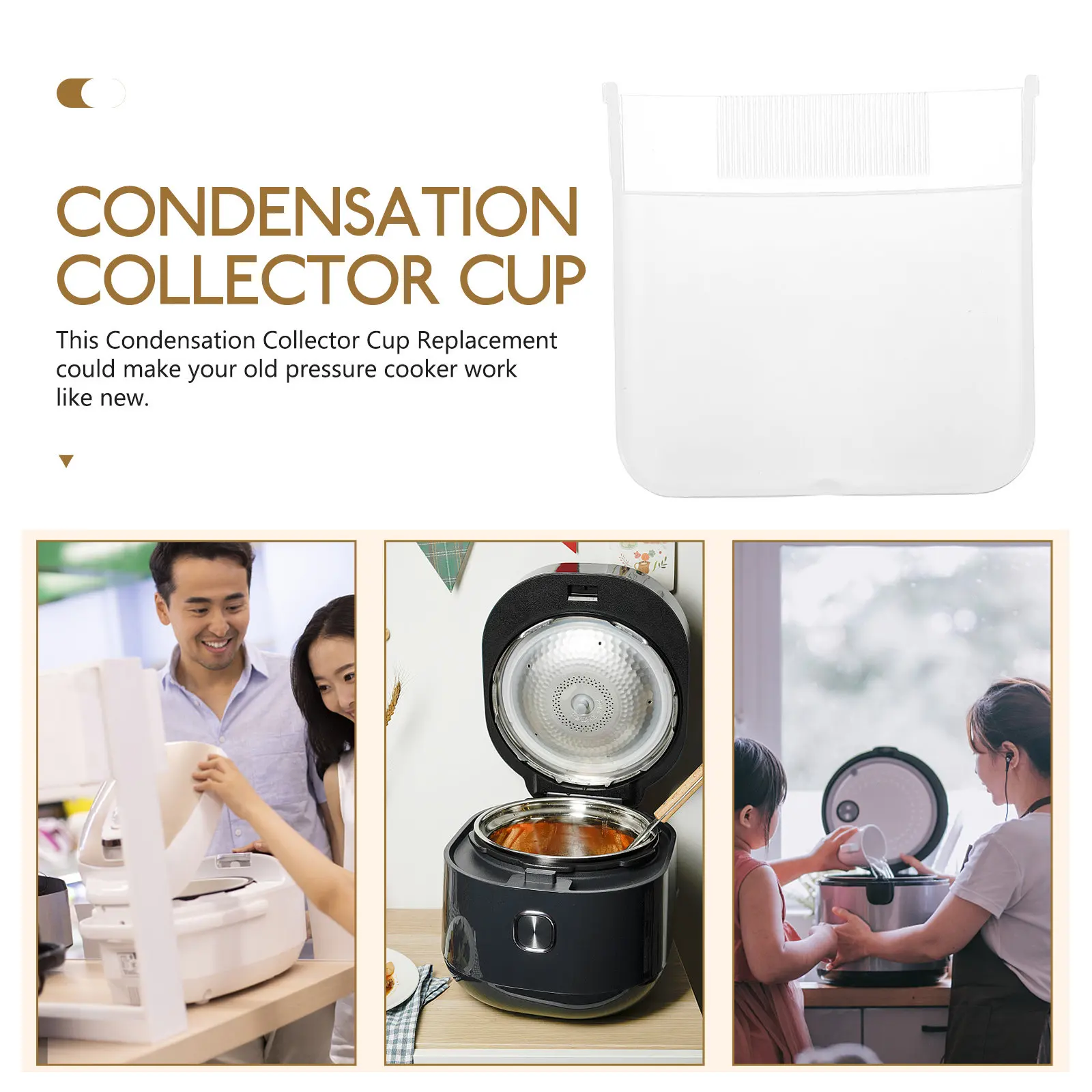 10Pcs Rice Cooker Condensation Collector Cups Replacement Universal Water Collection Boxes Kitchen Essentials Storage Cups