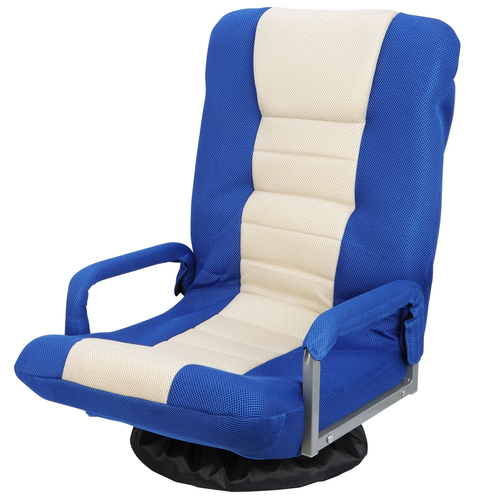 Portable Floor Gaming Chair Lazy Sofa 360 Degree Swivel Relax Indoor Living Room