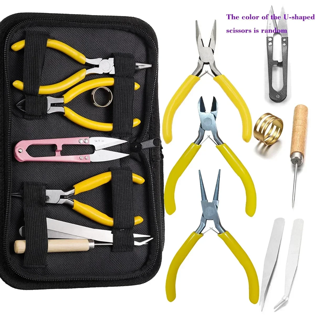 Portable Stainless Steel Pliers Tools Round Nose Cutting Wire Pliers For Crafts Beading DIY Jewelry Making Supplies