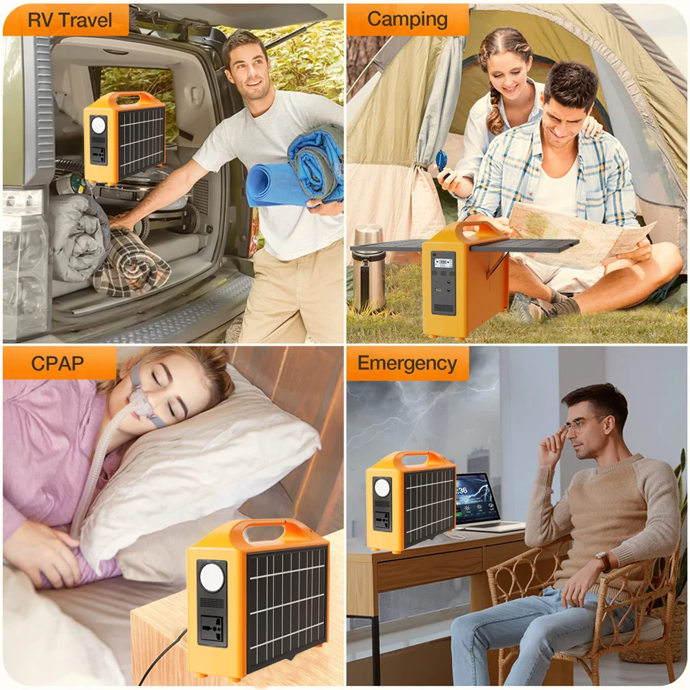 Gaiaray 100 واط محطة طاقة محمولة 110 فولت/220 فولت مولد الطاقة الشمسية محطة شحن الطاقة الشمسية مع لوحة طاقة شمسية بنك الطاقة في حالات الطوارئ في الهواء الطلق #5