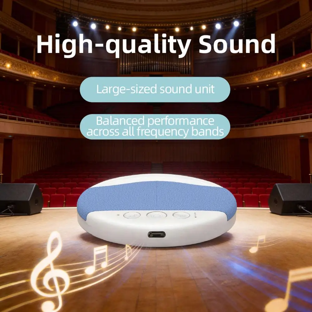 Mini Sleeping Bluetooth Speaker Nature Sound White Noise Soundbar Wireless MP3 Music Player Ultra Thin Timed Shutdown Audio view 4