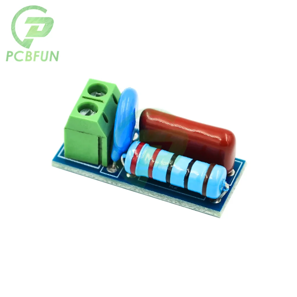1-10P 1PC RC Absorption/Snubber Circuit Module Relay Contact Protection Resistance Surge RC Absorption Circuit Module