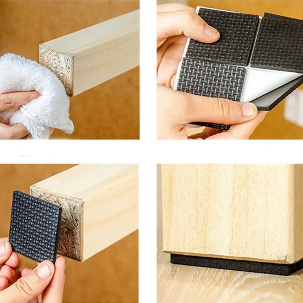 Forma geometrica 1 foglio morbido paraurti accessori per sedie protezione per pavimento autoadesiva tappetino antiscivolo cuscinetti per gambe per mobili antiscivolo