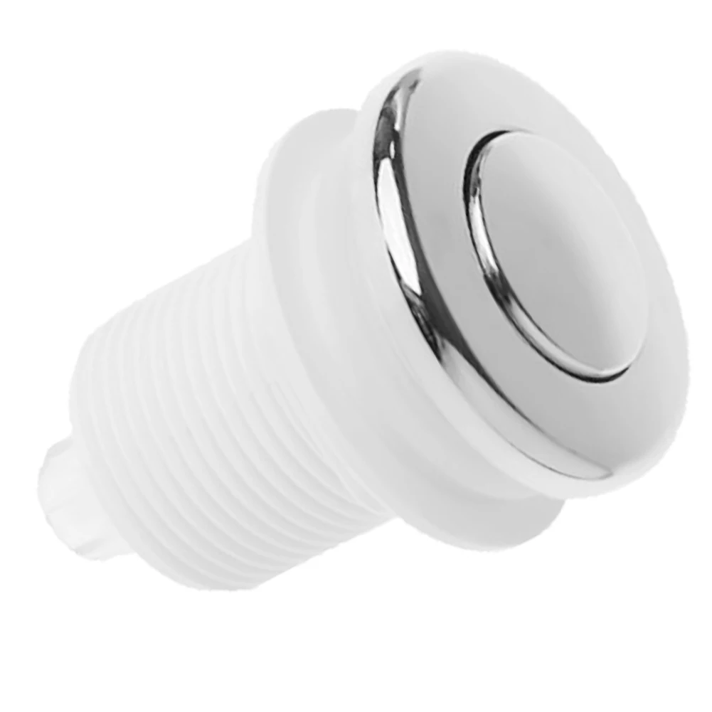 Pulsante interruttore pneumatico pressostato aria per vasca da bagno Spa rifiuti rifiuti foro di installazione 32 mm bianco o nero