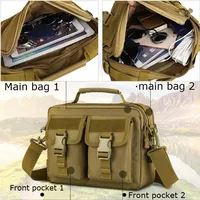 Outdoor Waist Bag Men Waterproof Molle Camouflage Hunting Hiking Climbing Fishing Phone Women Nylon Belt Pack Combat Chest Bags