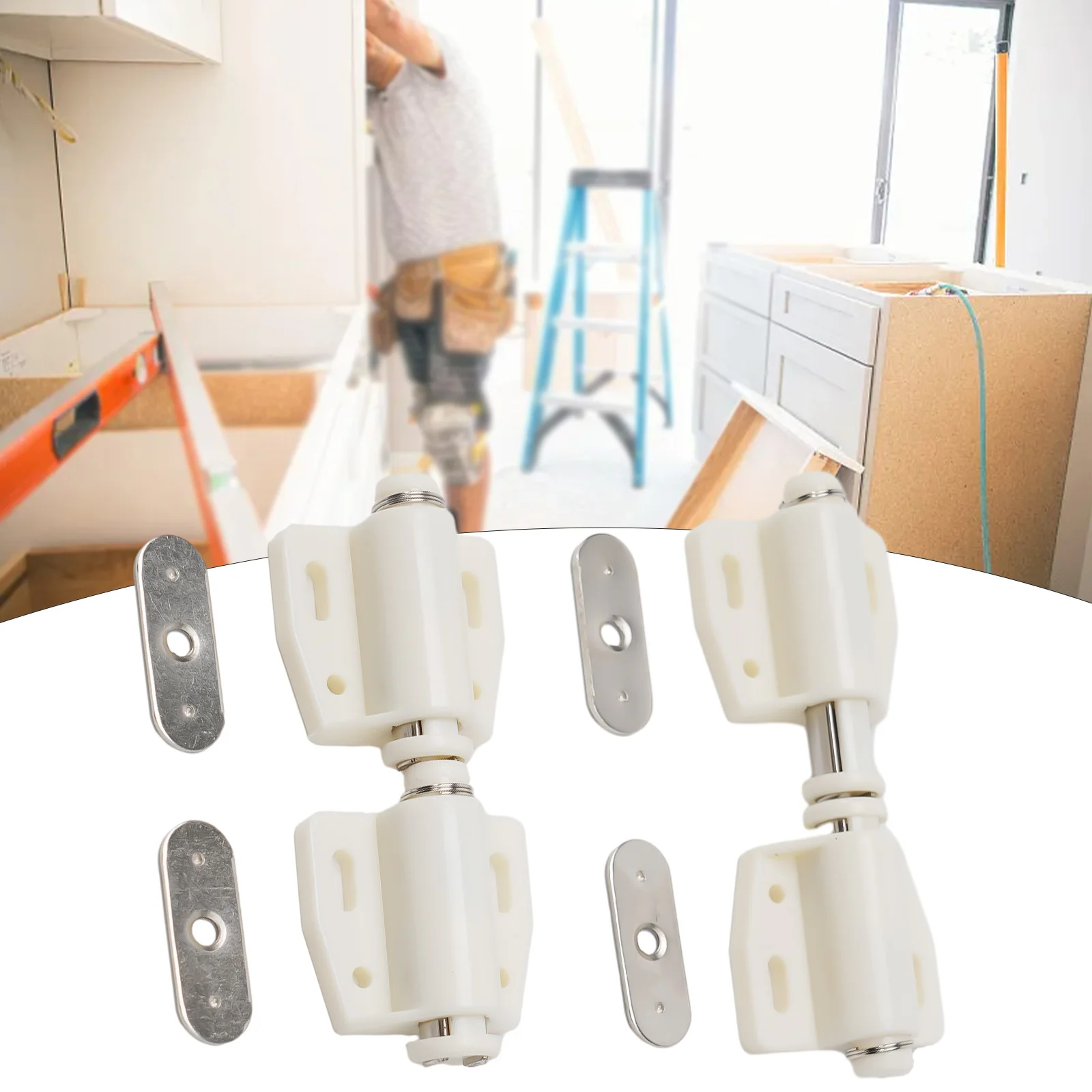 

Набор из 4-сенсорных защелок с магнитной застежкой для дверей шкафа. Простая работа под давлением. Совместимость с различными стилями гардероба.