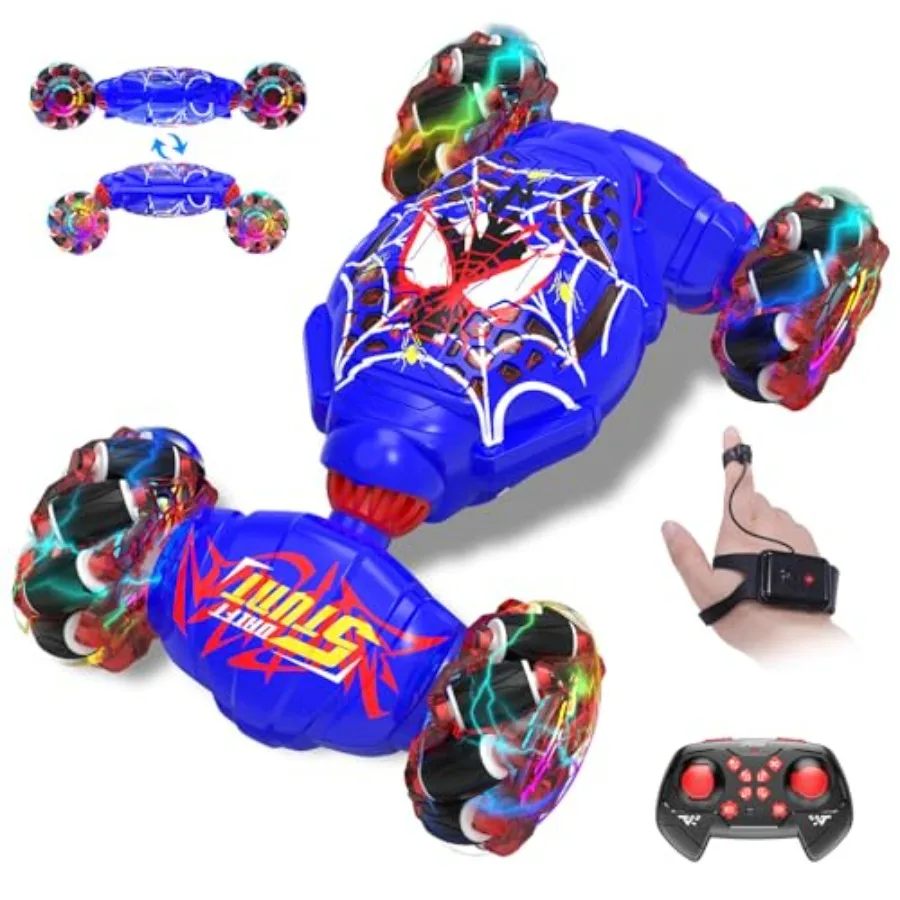 

Радиоуправляемая машинка с управлением жестами, трюковая, 4WD, трансформируемая внедорожная, для вращения на 360° и дрифта, 2.4ГГц, управление от руки