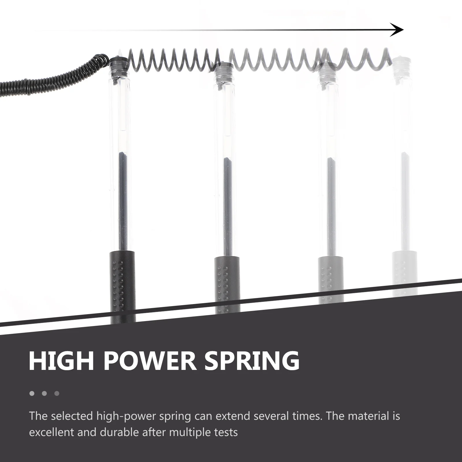 

5pcs Desktop Gel Pens Black Ink Office Supplies Adhesive Base Tabletop Pens For Bank Counter Reception Security