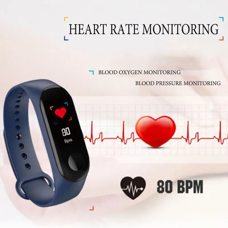 เชื่อมต่อนาฬิกาเด็กกีฬาฟิตเนสสร้อยข้อมือ Heart Rate ความดันโลหิตสมาร์ทวอท์ชผู้ชายผู้หญิงเด็กสมาร์ทวอท์ชสำหรับหญิง