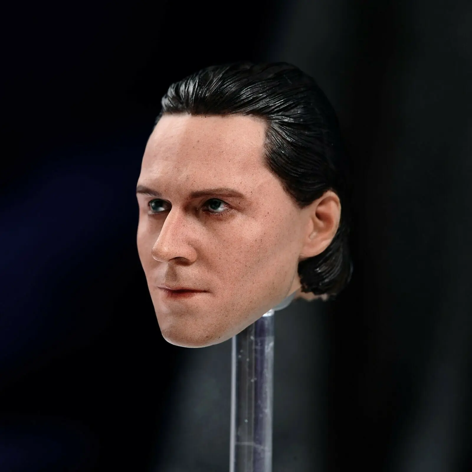 Young Tom Hiddleston Evil God Head Carved Model 1/6 Fit 12'' Worldbox Action Figure