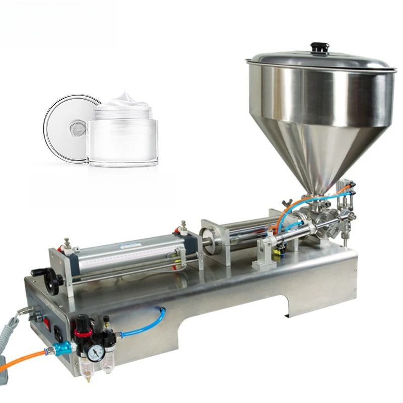 10-100Ml Automatic Liquid Paste Filling Machine Quantitative Cosmetics Beverage