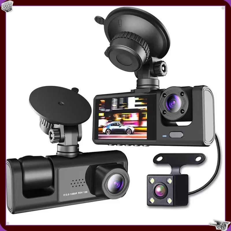 

Dash Cam for Cars WIFI APP Car DVR 2/3lens Front Camera Video Recorder Rear View Camera for Vehicle Black Box Car Assecories