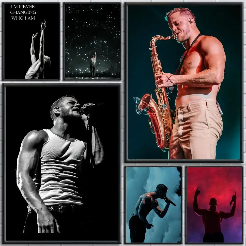 Singer D-dan Reynolds Painting Calligraphy Premium Cotton Linen Canvas Posters Wall Art for Living Room Aesthetic Decoration