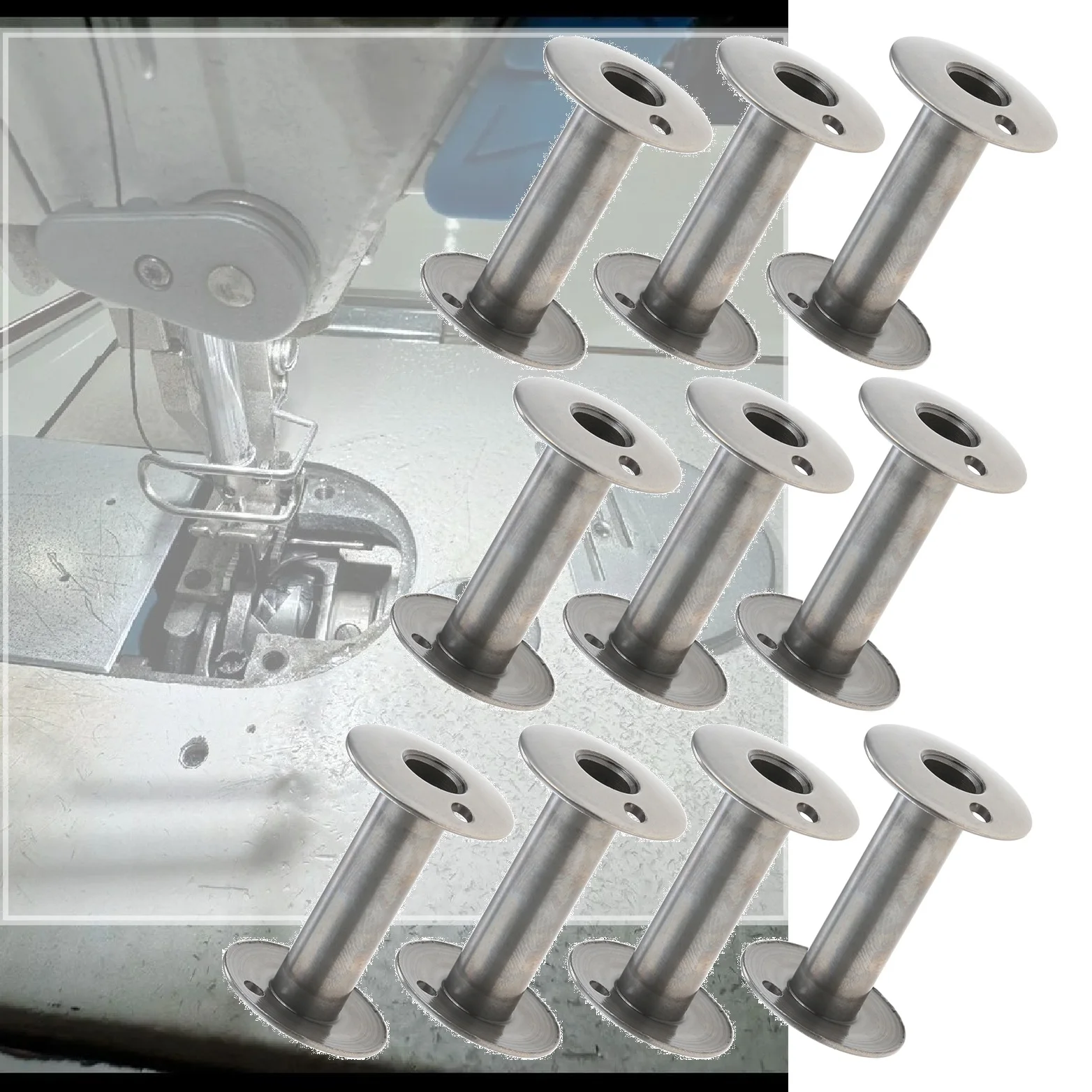 10pcs Metal Steel Sewing Machine Bobbins 95093 005-242 for Singer 45-76 45K1 45K25 45K5 Necchi 630-632 641-644 Adler 104 105 165