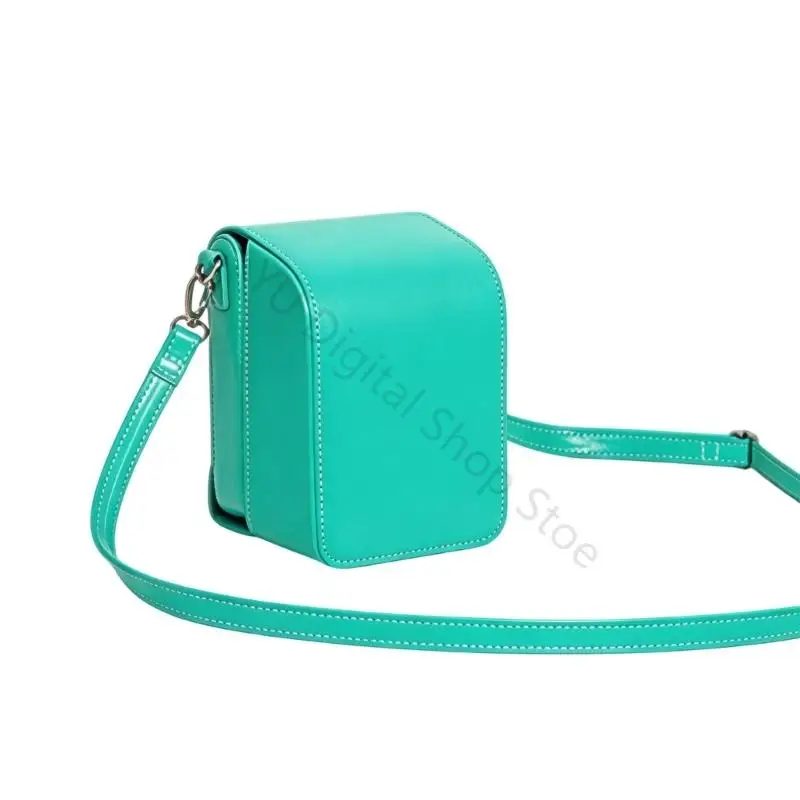96BA Stylish PU Leather Camera Compatible for NOW, NOW+ Gen2/Gen3 Models Cameras Case with Shoulder Strap for Travel