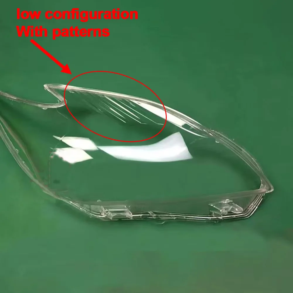 For Toyota Prius 2010 2012 2013 (Low) Headlamp Cover Headlight Transparent Lens Lamp Shell Plexiglass Replace Original Lampshade