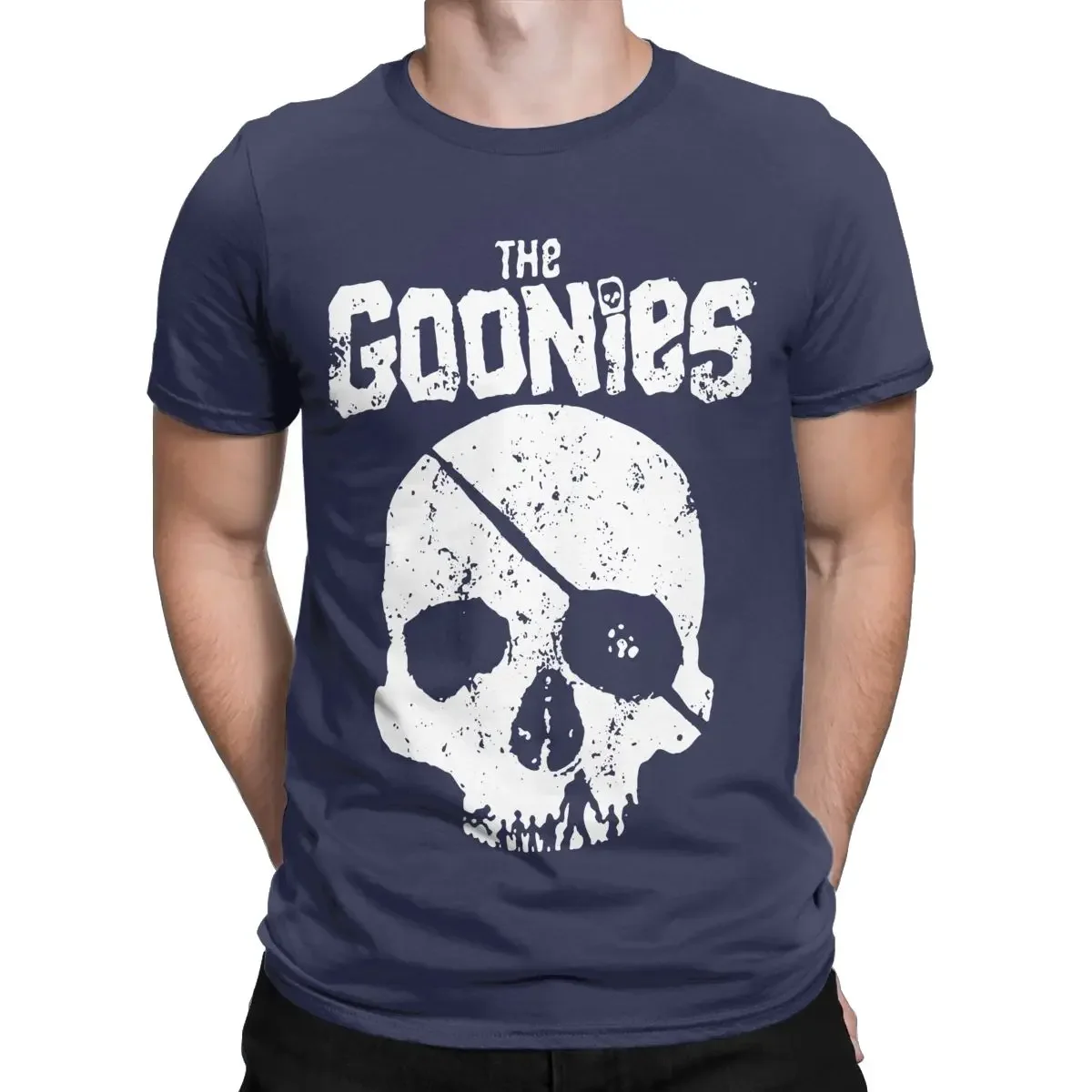 Short Sleeve Summer custom t shirt Male fashio The Goonies Men  Humor Tee Shirt Short Sleeve Crewneck Cotton 4XL 5XL Clothing