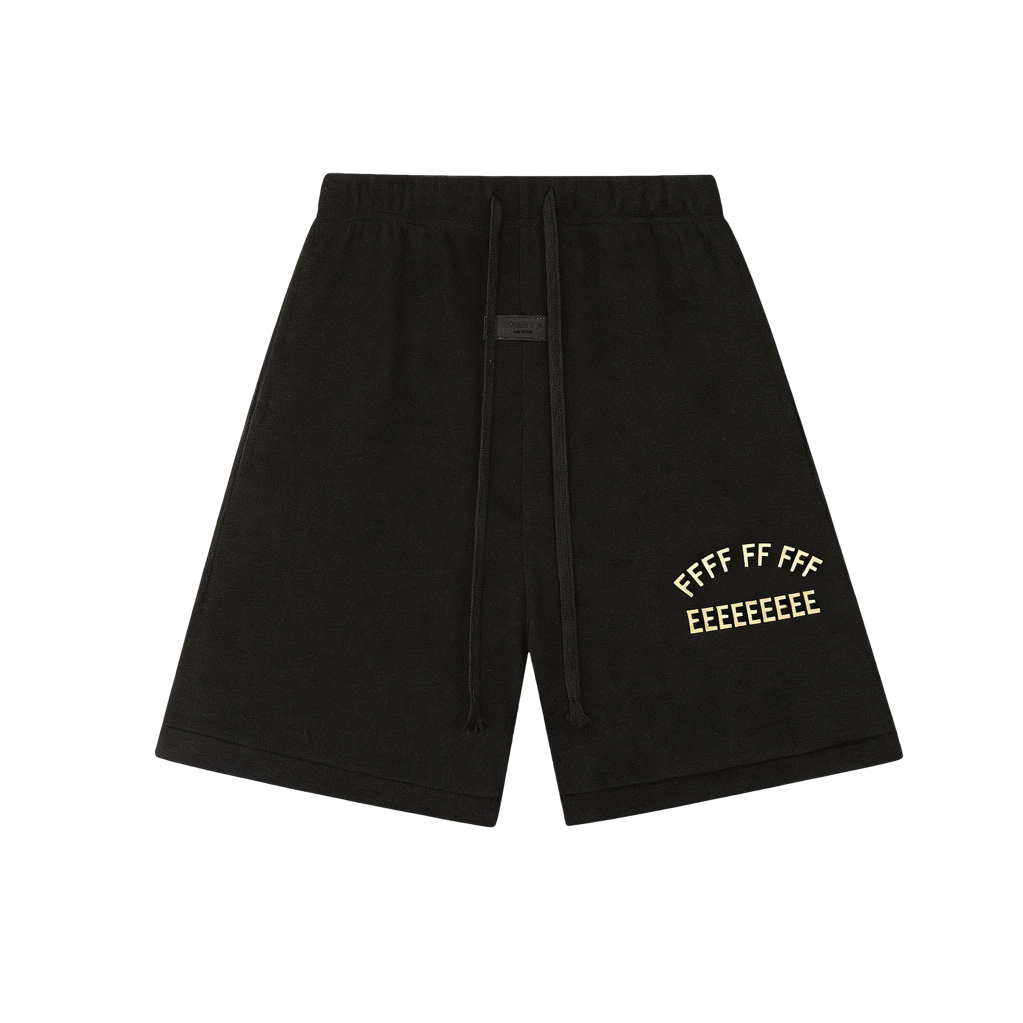 New Series Summer 2-piece Set Luxury Design Printed Letter Couple Shorts Top Double Line High Street Men's Oversized Shorts Set view 3