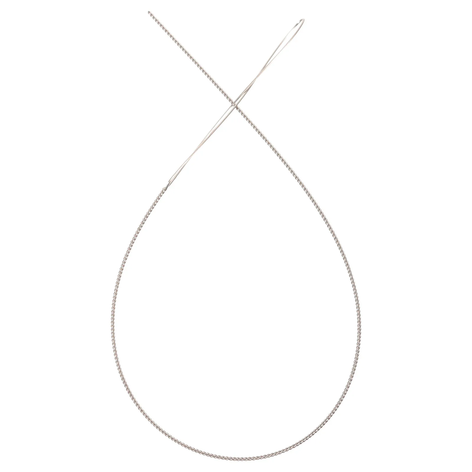 

1 Pack Metal Beading Needle Set Long Reusable Jewelry Making Tool Durable Iron Craft Hook For Necklace Bracelet Projects Large