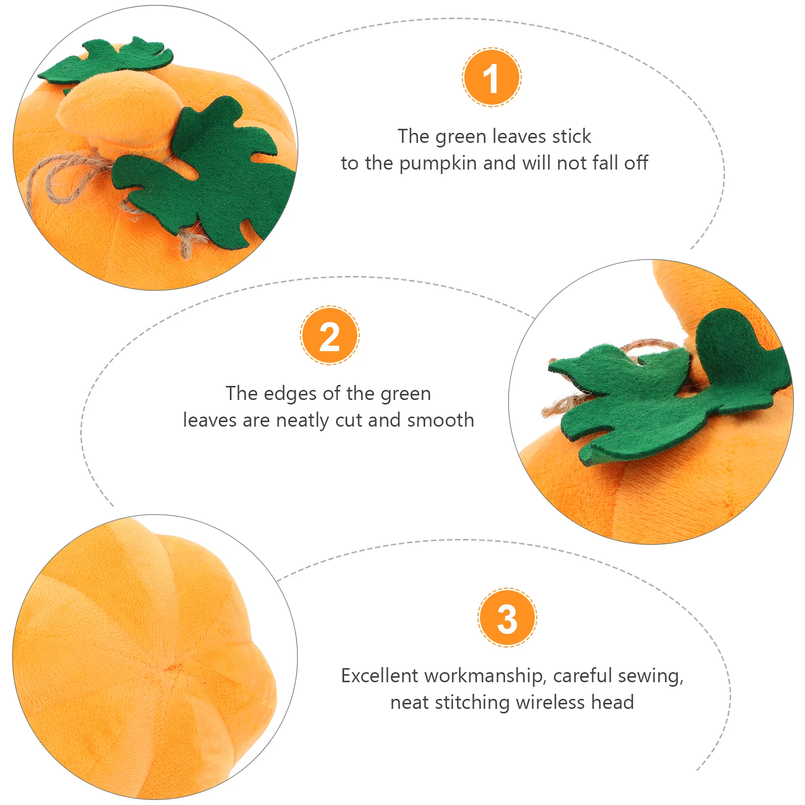 

1pc Halloween Decor Cloth Adornment Party Decor Artificial Pumpkin Ornament Home Diy Fake Pumpkin School Garden Mall Decoration