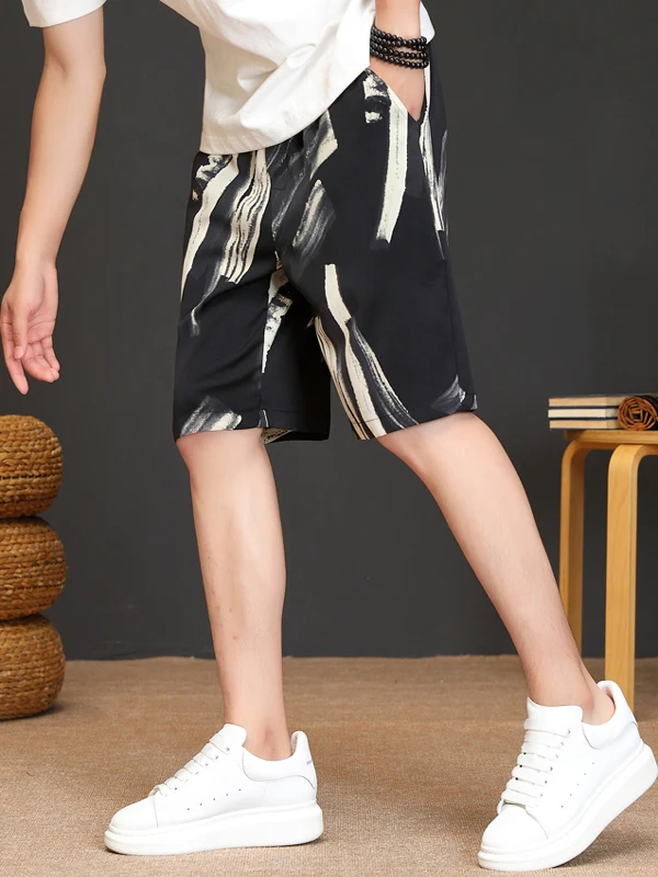 

Pierre Cardin Men's Casual Ice Silk orts Summer New Loose Fitn Sports orts Youth Vitali Sle Polyester Fiber orts