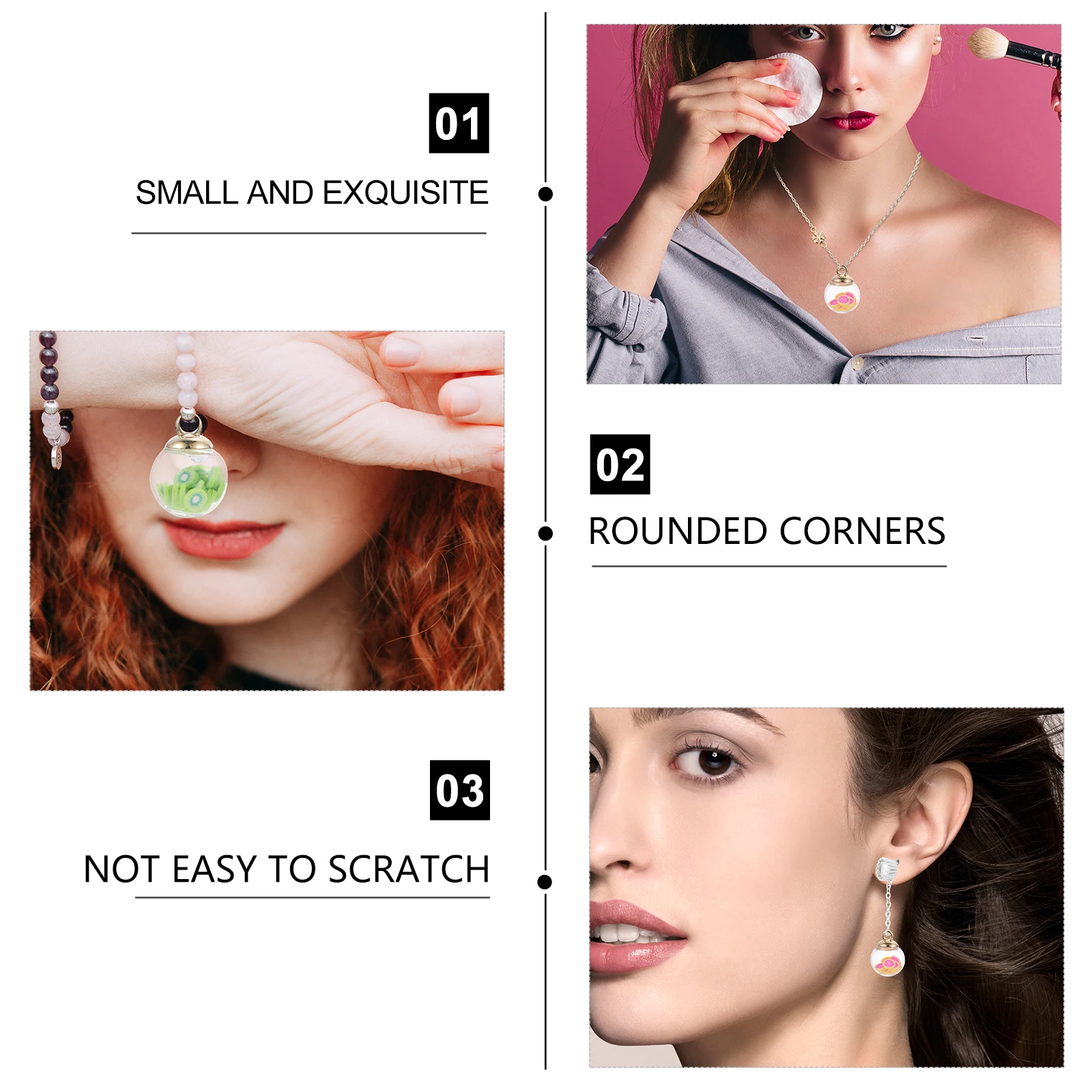 

30Pcs Colorful Star Hanging Decor Glass Ball Charms DIY Jewelry Making Supplies Craft Accessories Glass Ball Charms