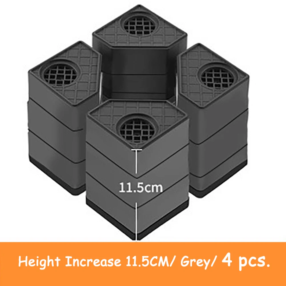 Height Increase Pad Refrigerator Foot Pad Household Appliance 9*9*11.5cm Easy Install Refrigerator Foot Support