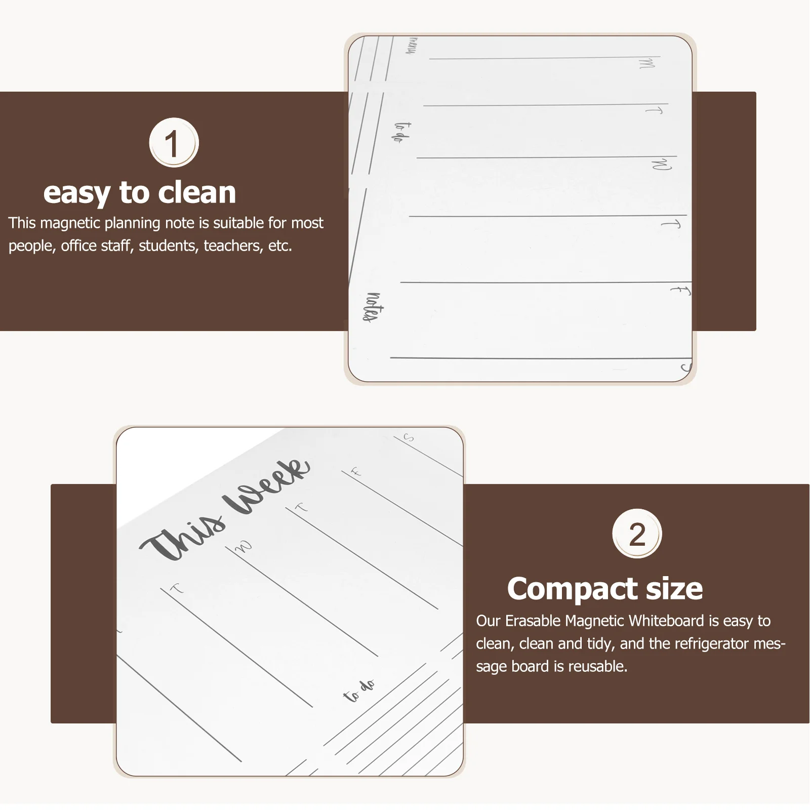 

1 комплект, акриловая настенная доска, многофункциональная стираемая доска для заметок, знак сообщений для домашнего офиса, еженедельное планирование, сухое стирание