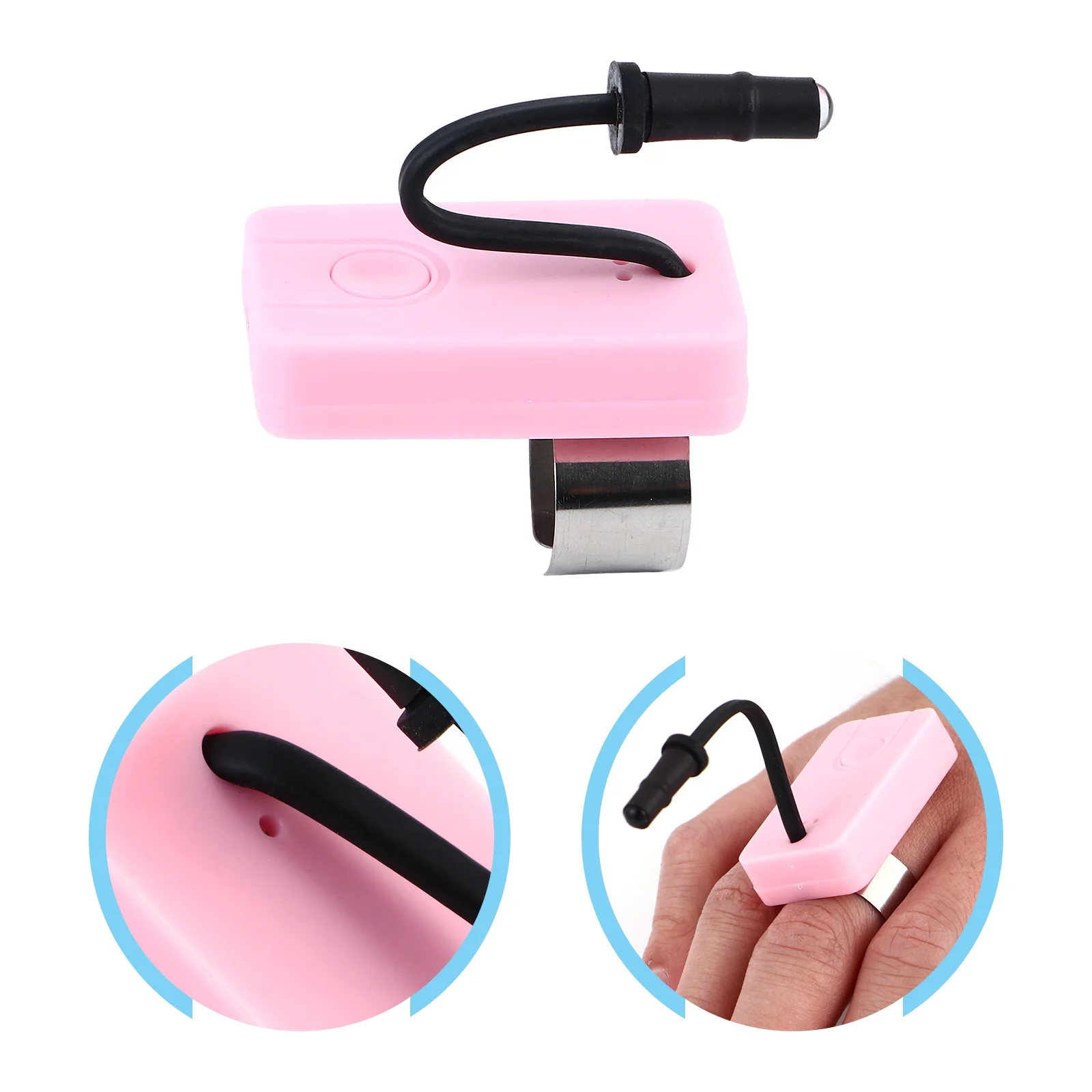 Ear Picking Tool Wax Removing Light Thumb Rechargeable Lamp Three-level Plastic Practical for