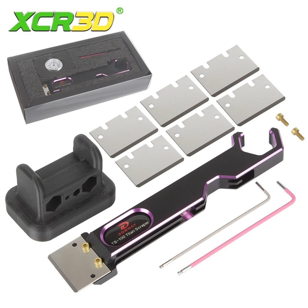 

Детали 3D-принтера TS-100 Tian Скребок Шпатель с ЧПУ Разделительный инструмент Обновление Износостойкий магнитный для Bambulab Creality Ender 3