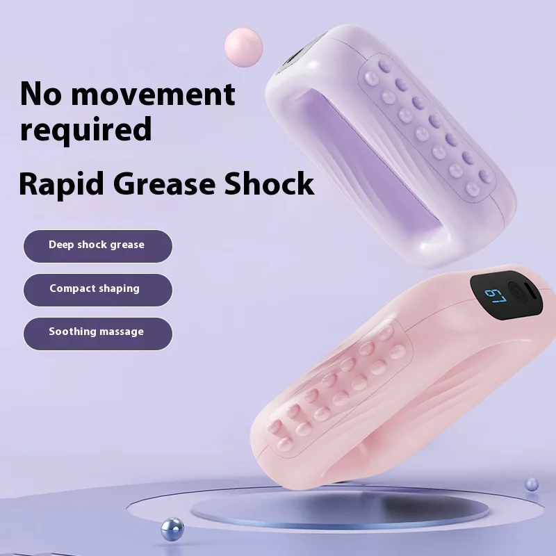 

Electric Fascia Muscle Massagers Gun With Lcd Screen 5-Speed Quiet Portable Vibration Lose Belly Fat Burning For Home Gym Fitnes