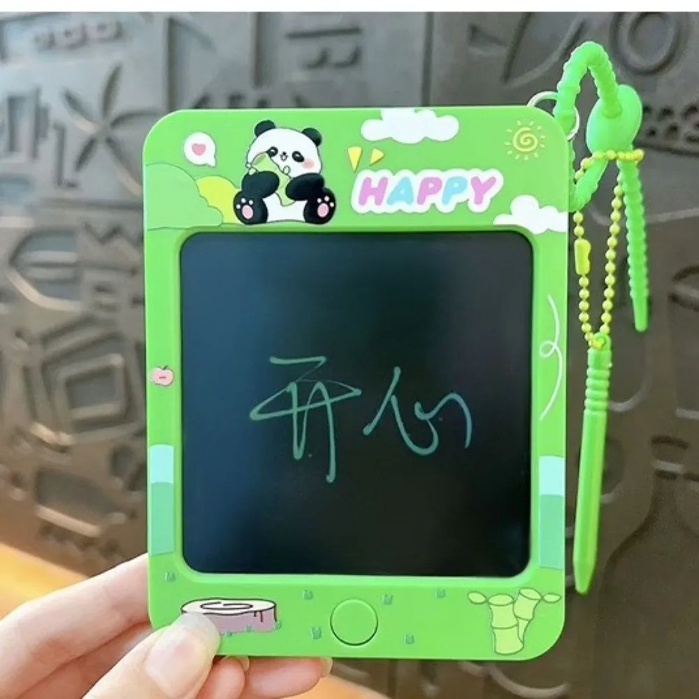 Reusable Keychain Writing Board One-Button Clear One-Click Clearing Mini Doodle Board Mini Design Creative Drawing Board